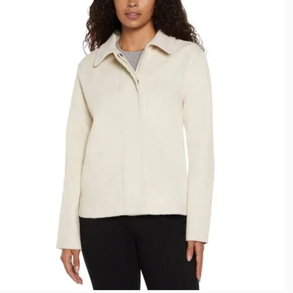 Banana Republic Women’s Snap Front Jacket Cream - Picture 1 of 4